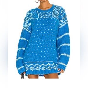 NEW Rare Find FREE PEOPLE Snow Day Pullover